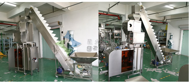 全自動五谷雜糧包裝機(jī)車間實拍