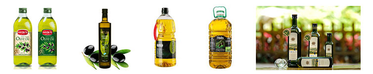 橄欖油自動(dòng)灌裝鎖蓋貼標(biāo)生產(chǎn)線，橄欖油灌裝生產(chǎn)線